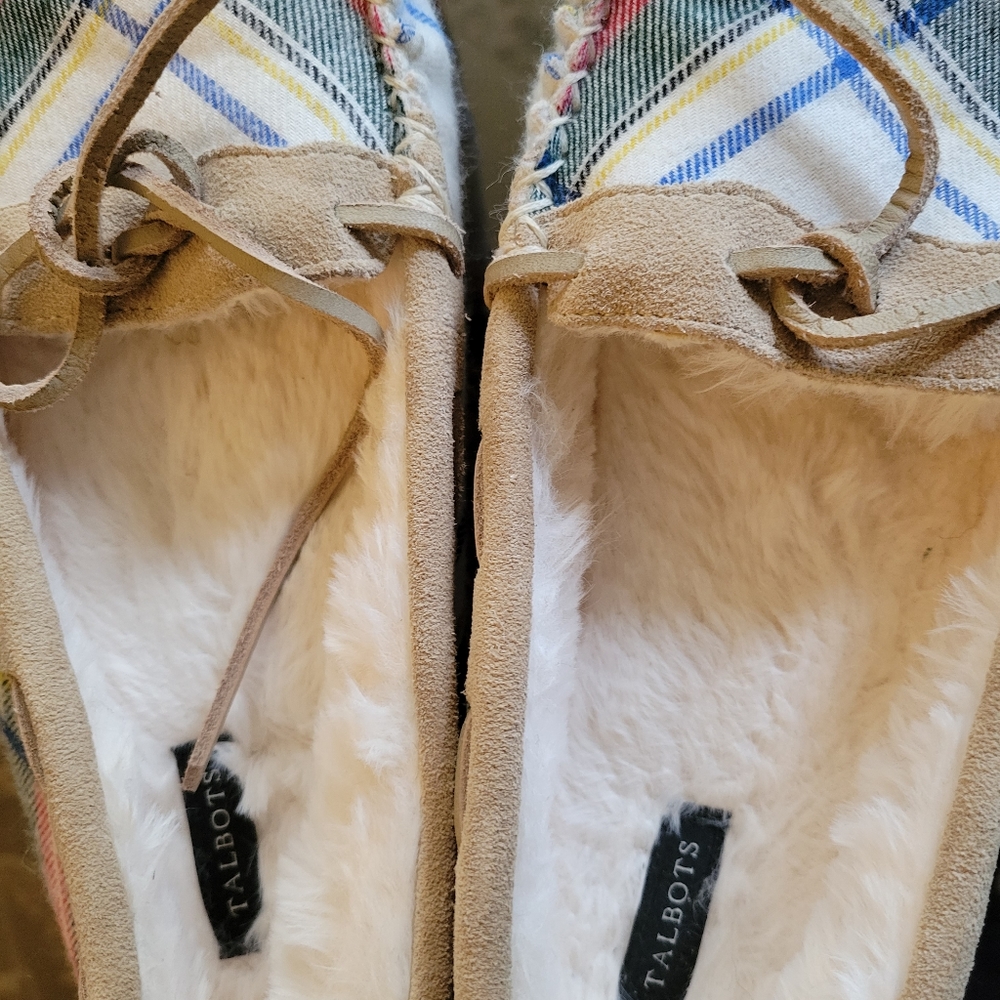 Talbots Moccasin Slippers (snug width for size 9)